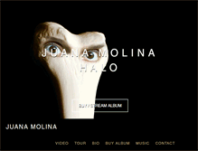 Tablet Screenshot of juanamolina.com